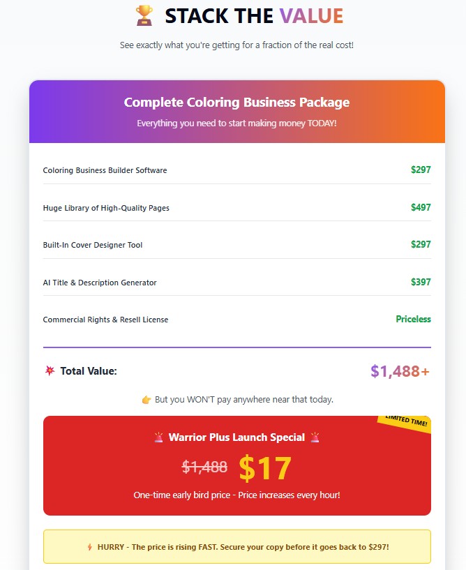 Coloring Business Builder Review