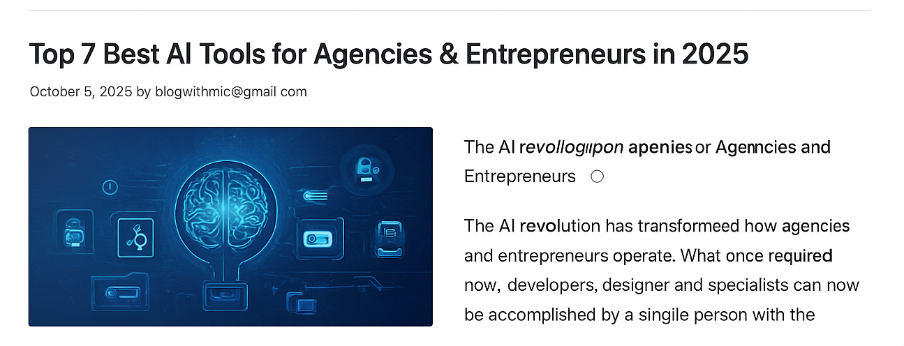 AI Tools for Agencies