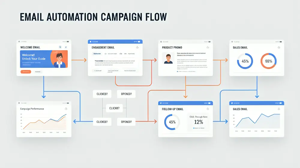 Digital product launch strategy - email sequence automation