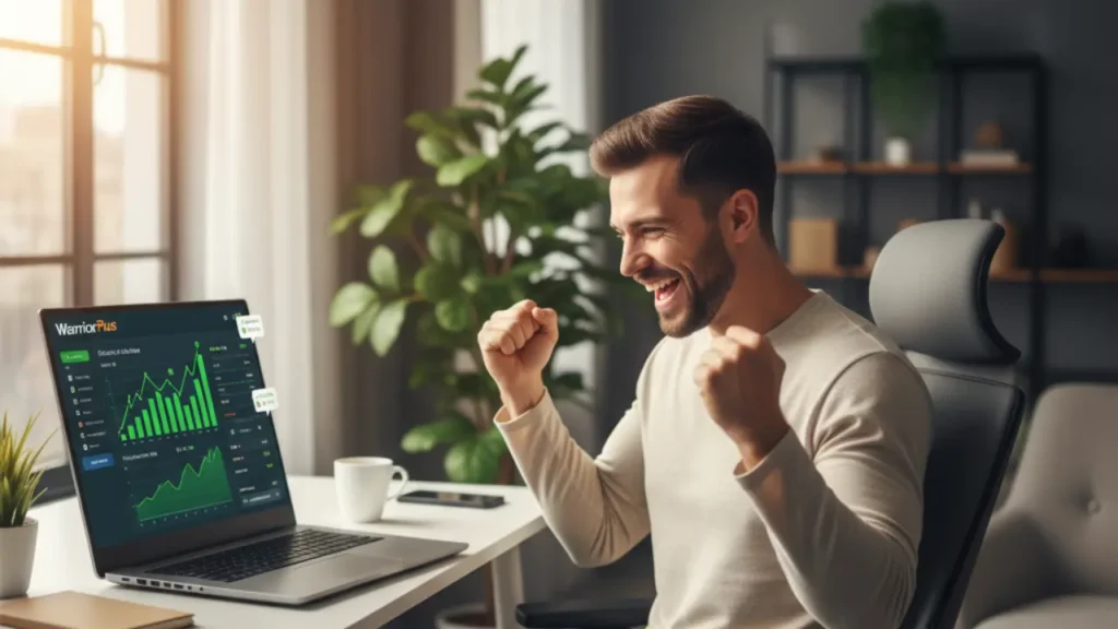 WarriorPlus sales copy expert results - vendor success story