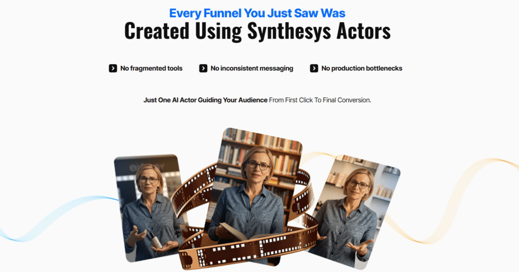 Synthesys Actors Review: My 14-Day Real Experience Building AI Video Funnels 6 Synthesys Actors Review