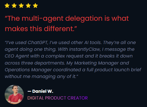 InstantlyClaw Review: 1-Click AI Agent System That Builds a Full Business in 60 Seconds? 14 InstantlyClaw Review