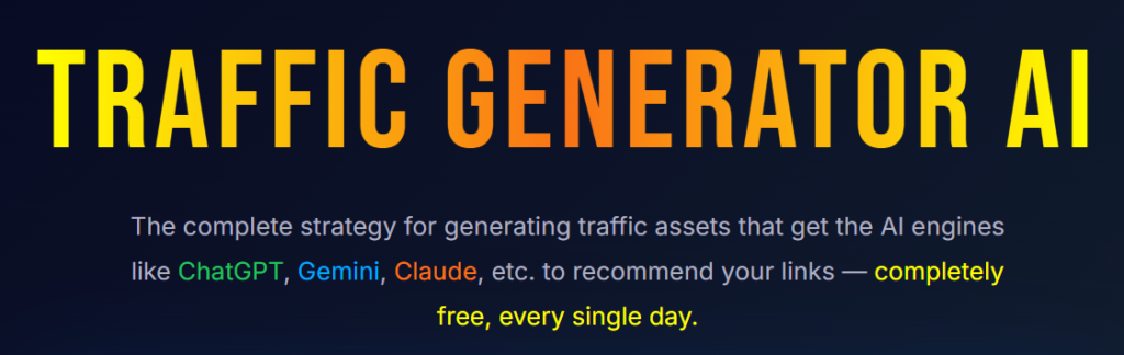 Traffic Generator AI Review : Can AI Replace Google Traffic? 3 Traffic Generator AI Review