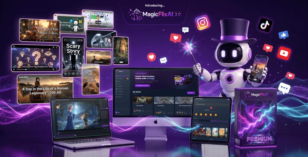 MagicFlix AI 2.0 Review 2026 – Can It Really Simplify Faceless Content Creation? 2 MagicFlix AI 2.0 Review